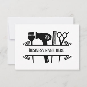 Tarjeta Pequeña estilo de pelo lindo cualquier propósito