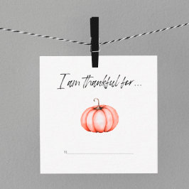 Tarjeta Pequeña Estoy agradecido por el Día de Acción de Gracias d