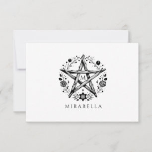 Tarjeta Pequeña Estrella floral rusa