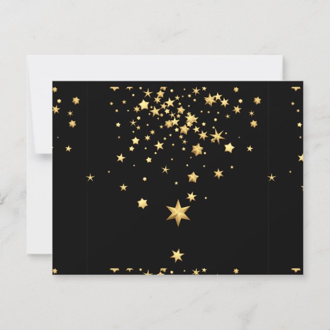 Tarjeta Pequeña Estrellas doradas (Anverso)