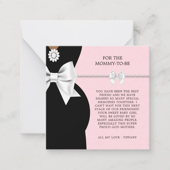 Tarjeta Pequeña Etiqueta de Regalo Tema Tiffany Elegante y Exótico (Anverso)