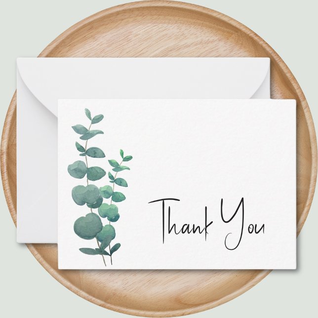 Tarjeta Pequeña Eucalyptus Gracias (Subido por el creador)