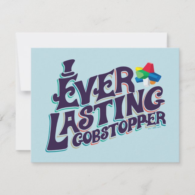 Tarjeta Pequeña Everlasting Gobstopper Graphic (Anverso)