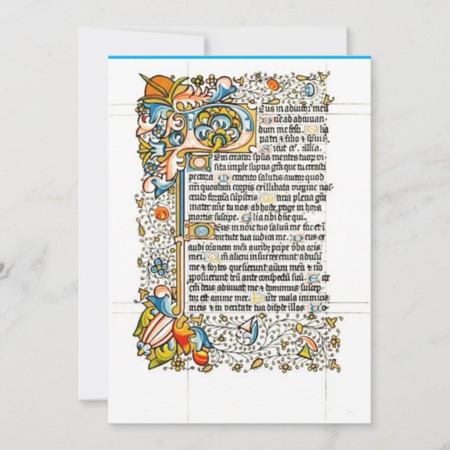 TARJETA PEQUEÑA FACSIMILIO DE FABRICACIÓN EN BIBLIOTECA DE LAMBETH (Anverso)