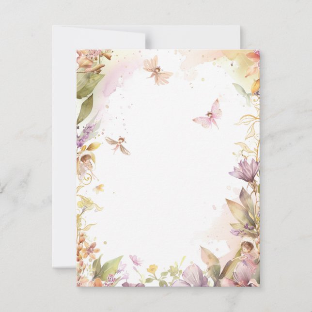 Tarjeta Pequeña Fairy Garden (Anverso)