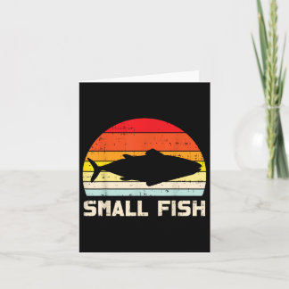 Tarjeta Pequeña familia de pescadores retro B que coincide