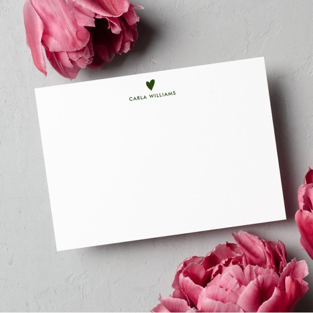 Tarjeta Pequeña Familia formal clásica formal de garabato verde de (Subido por el creador)