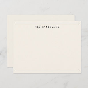 Tarjeta Pequeña Fancy Ivory Border