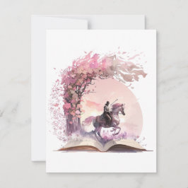 Tarjeta Pequeña Fantasy Book Lover Design