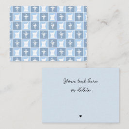 Tarjeta Pequeña Farmacia Farmacéutica Farmacéutica Apreciación tec