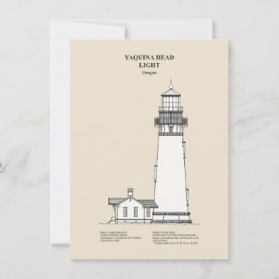 Tarjeta Pequeña Faro Yaquina Head - Oregon - SBD