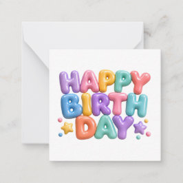 Tarjeta Pequeña Felicidades
