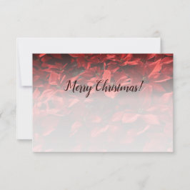 Tarjeta Pequeña Felicitaciones de flores de Navidad Foto personali