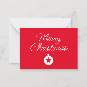 Tarjeta Pequeña Feliz Año Nuevo Feliz Navidad Temporada de Vacacio