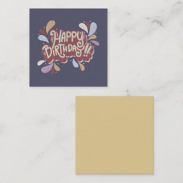 Tarjeta Pequeña Feliz cumpleaños