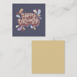 Tarjeta Pequeña Feliz cumpleaños