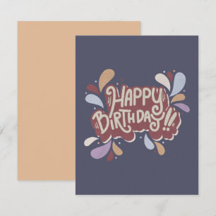Tarjeta Pequeña Feliz cumpleaños