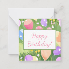 Tarjeta Pequeña ¡Feliz Cumpleaños!