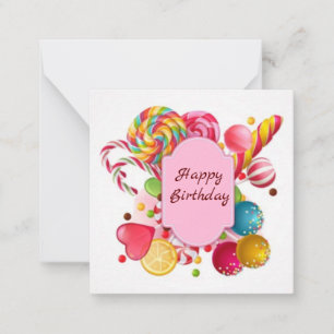 Tarjeta Pequeña Feliz cumpleaños