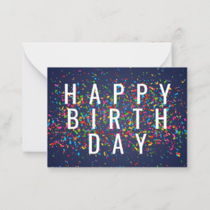Tarjeta Pequeña Feliz cumpleaños