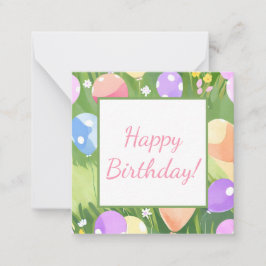 Tarjeta Pequeña ¡Feliz Cumpleaños!