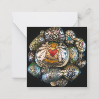 Tarjeta Pequeña ¡Feliz cumpleaños Rocas! Por Julie Ann Stricklin