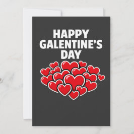 Tarjeta Pequeña Feliz día de Galentine amigas día de San Valentín