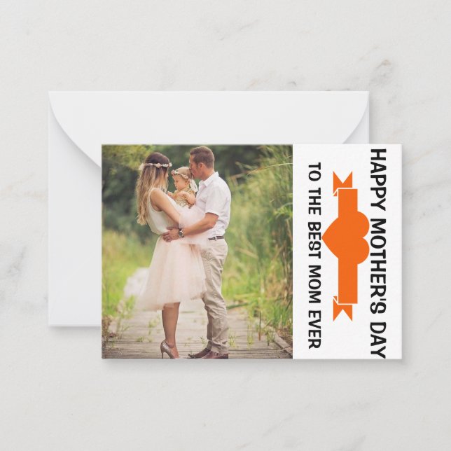 TARJETA PEQUEÑA FELIZ DÍA DE LA MADRE (Anverso)