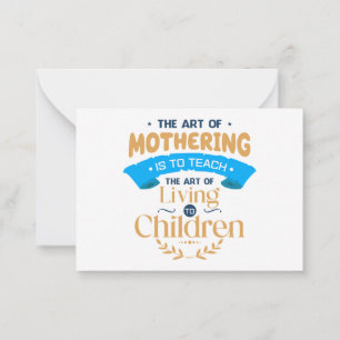 Tarjeta Pequeña Feliz Día de la Madre, Con Amor