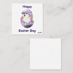 Tarjeta Pequeña feliz día de la Semana Santa