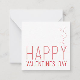 Tarjeta Pequeña Feliz Día de San Valentín
