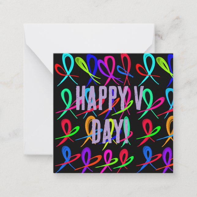 Tarjeta Pequeña Feliz Día de San Valentín (Anverso)