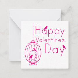 Tarjeta Pequeña Feliz Día de San Valentín