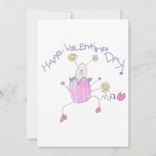 Tarjeta Pequeña Feliz día de San Valentín con Mia Darling Designs