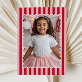 Tarjeta Pequeña Feliz día de San Valentín Fotografía moderna perso