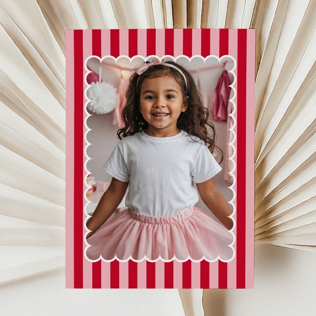 Tarjeta Pequeña Feliz día de San Valentín Fotografía moderna perso (Subido por el creador)