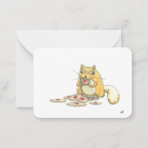 Tarjeta Pequeña Feliz Día de San Valentín por Frankillie: Raccoon