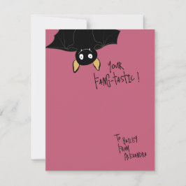 Tarjeta Pequeña Feliz Día de San Valentín | Tu Fangtastic | Bat Pu