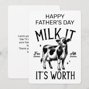Tarjeta Pequeña Feliz Día del Padre Exprímelo al Máximo