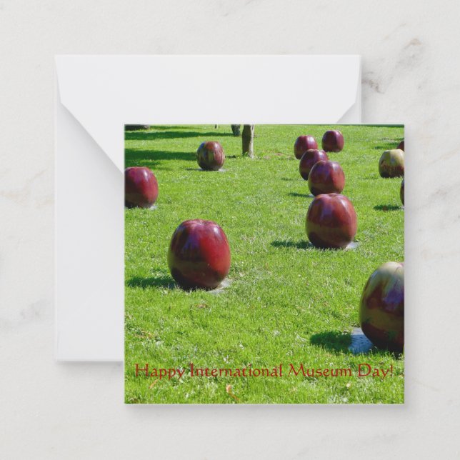 Tarjeta Pequeña ¡Feliz Día Internacional del Museo! (Anverso)