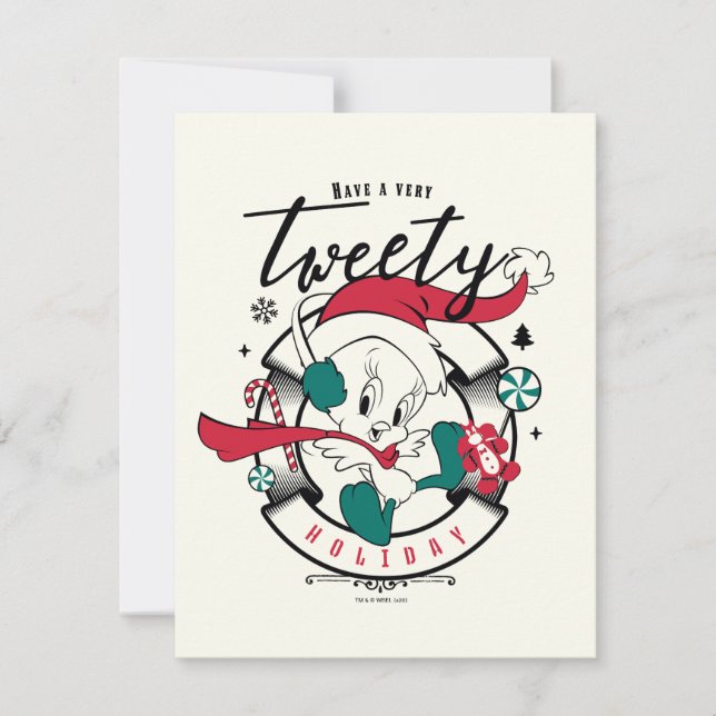 Tarjeta Pequeña Feliz Fiesta TWEETY™ (Anverso)