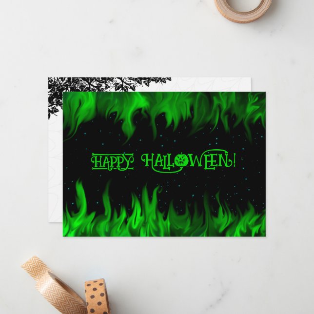 TARJETA PEQUEÑA ¡FELIZ HALLOWEEN! (Anverso/Reverso In Situ)