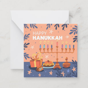 Tarjeta Pequeña Feliz Janucá