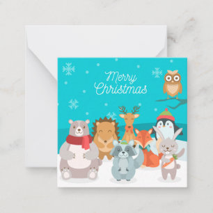 Tarjeta Pequeña Feliz Navidad
