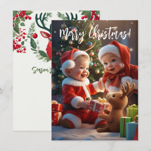 Tarjeta Pequeña Feliz Navidad