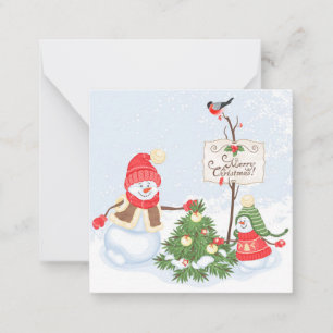 Tarjeta Pequeña Feliz Navidad