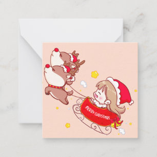 Tarjeta Pequeña Feliz Navidad