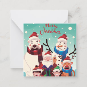 Tarjeta Pequeña Feliz Navidad