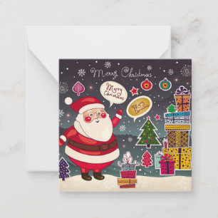 Tarjeta Pequeña Feliz Navidad