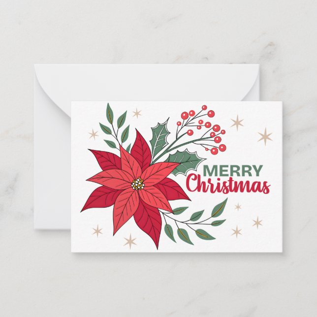 TARJETA PEQUEÑA FELIZ NAVIDAD (Anverso)
